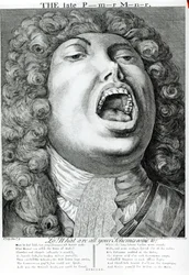 Der verstorbene Premierminister, veröffentlicht von G. Bickham, Mays Buildings, Covent Garden, 1743